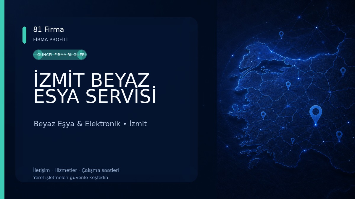 İZMİT BEYAZ ESYA SERVİSİ