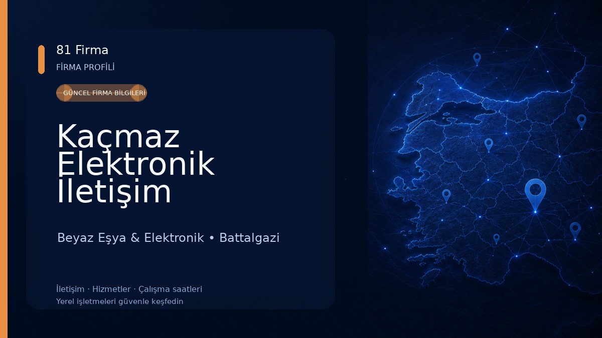 Kaçmaz Elektronik İletişim Beyaz Eşya & Elektronik