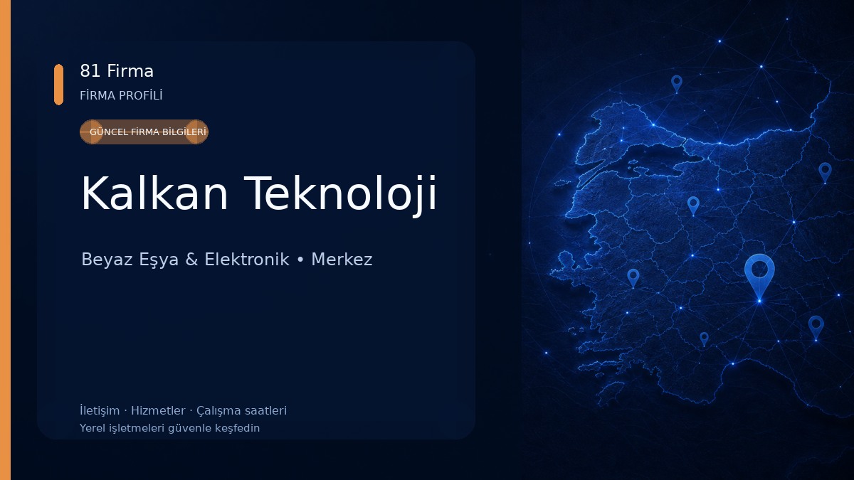 Kalkan Teknoloji