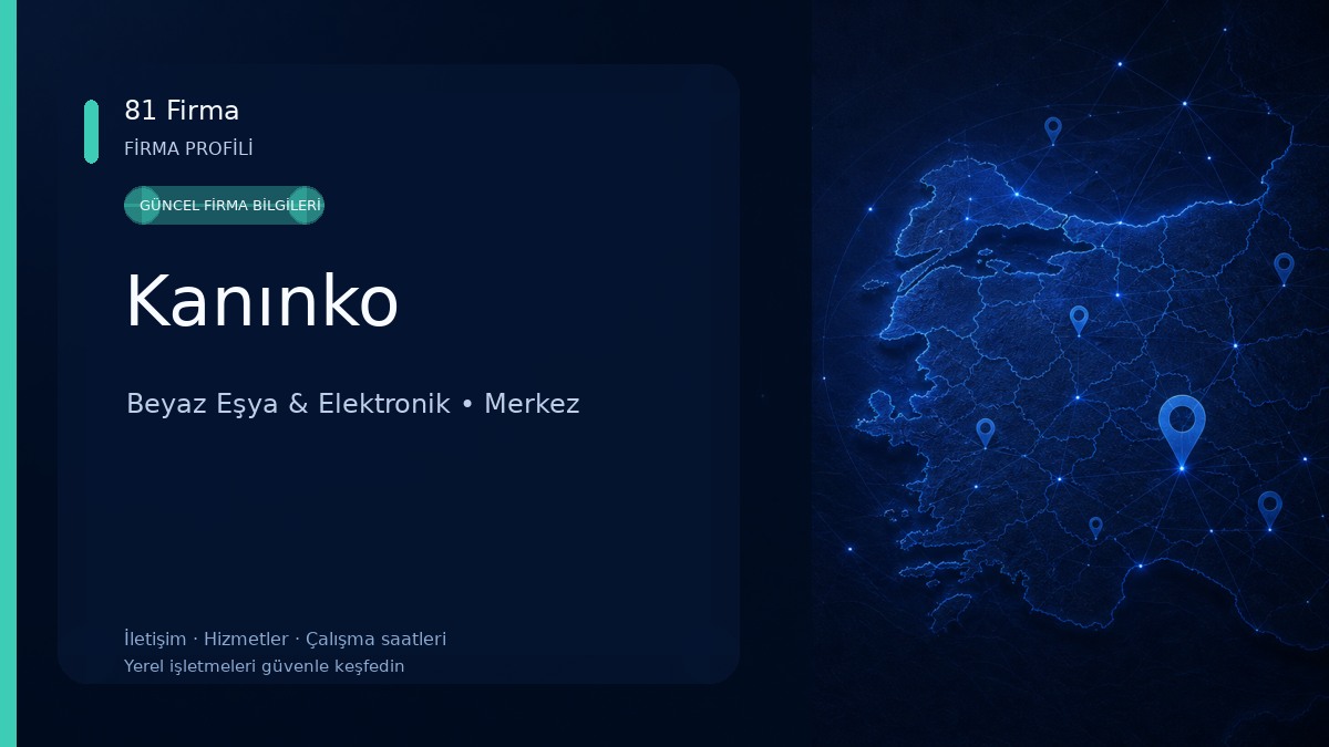 Kanınko Beyaz Eşya & Elektronik