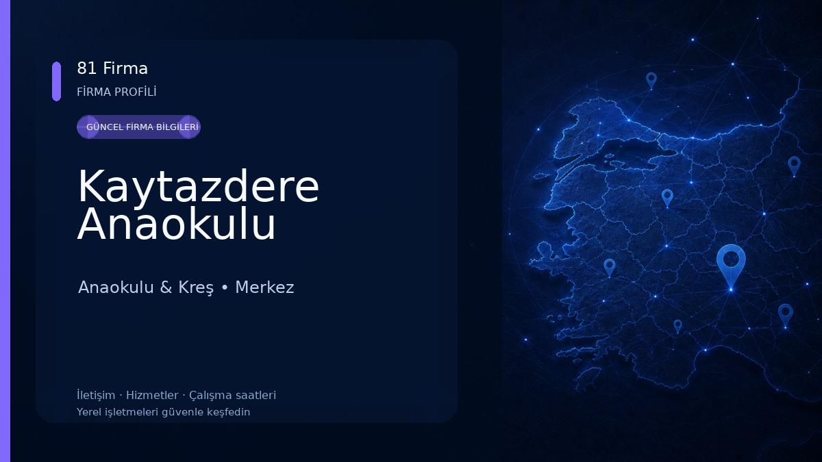 Kaytazdere Anaokulu Anaokulu & Kreş