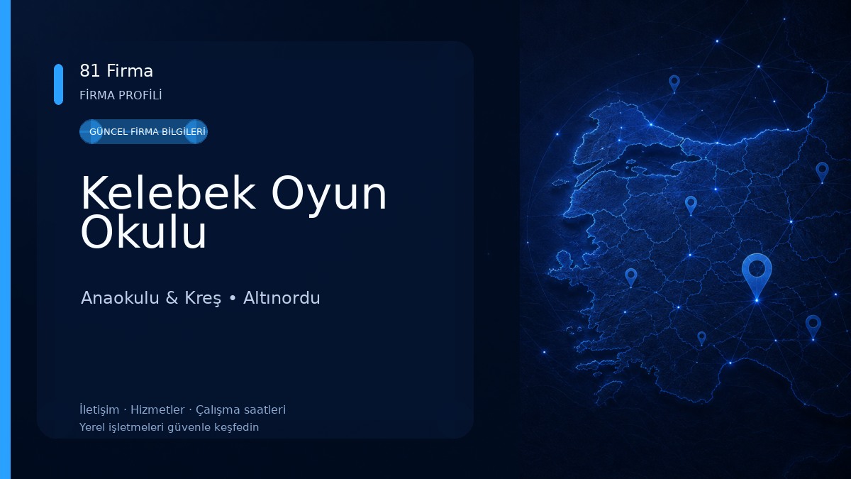 Kelebek Oyun Okulu Anaokulu & Kreş