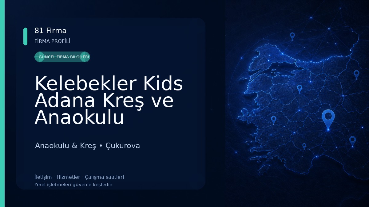 Kelebekler Kids Adana Kreş ve Anaokulu Anaokulu & Kreş