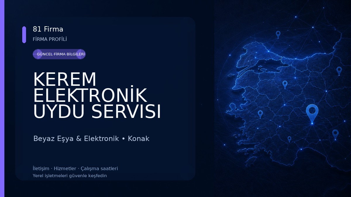 KEREM ELEKTRONİK UYDU SERVISI TV TAMIRI