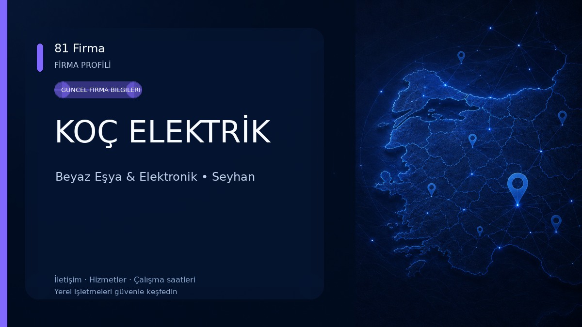 KOÇ ELEKTRİK Beyaz Eşya & Elektronik