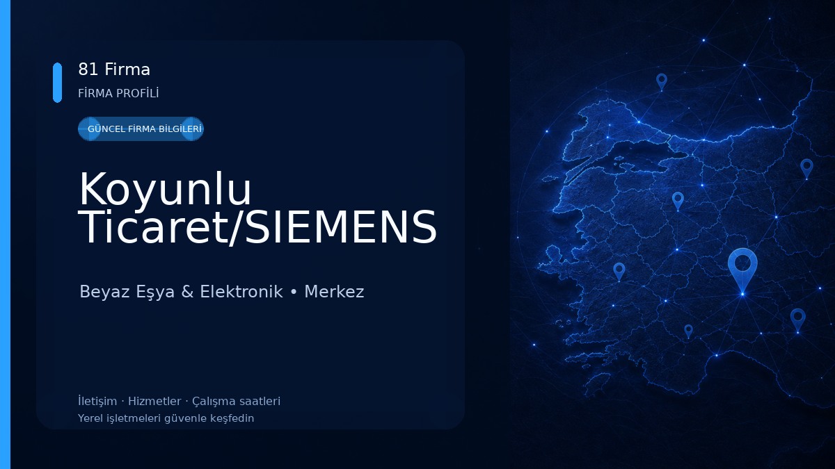 Koyunlu Ticaret/SIEMENS 