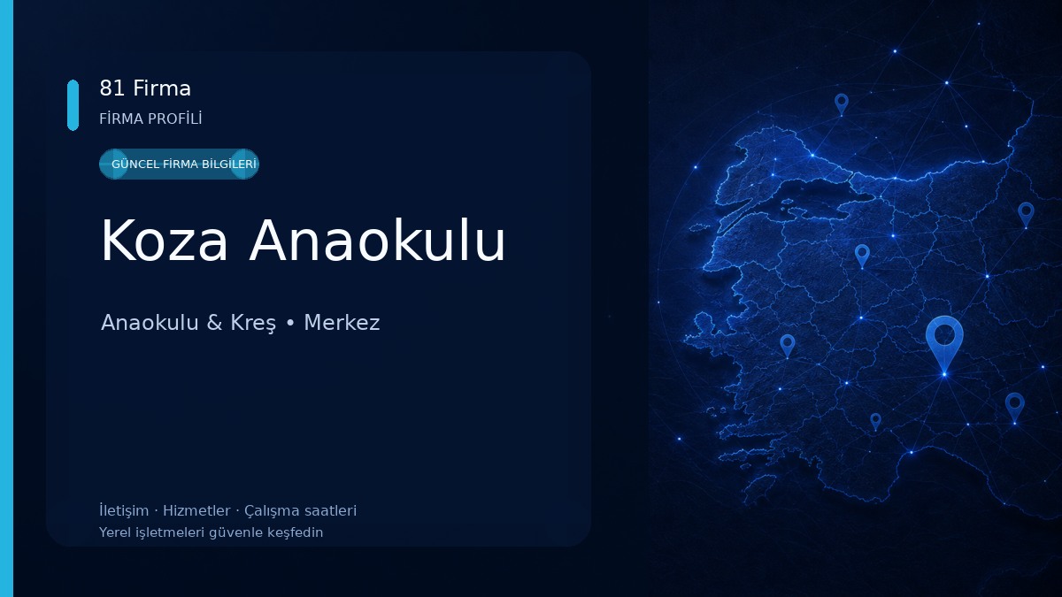 Koza Anaokulu Anaokulu & Kreş