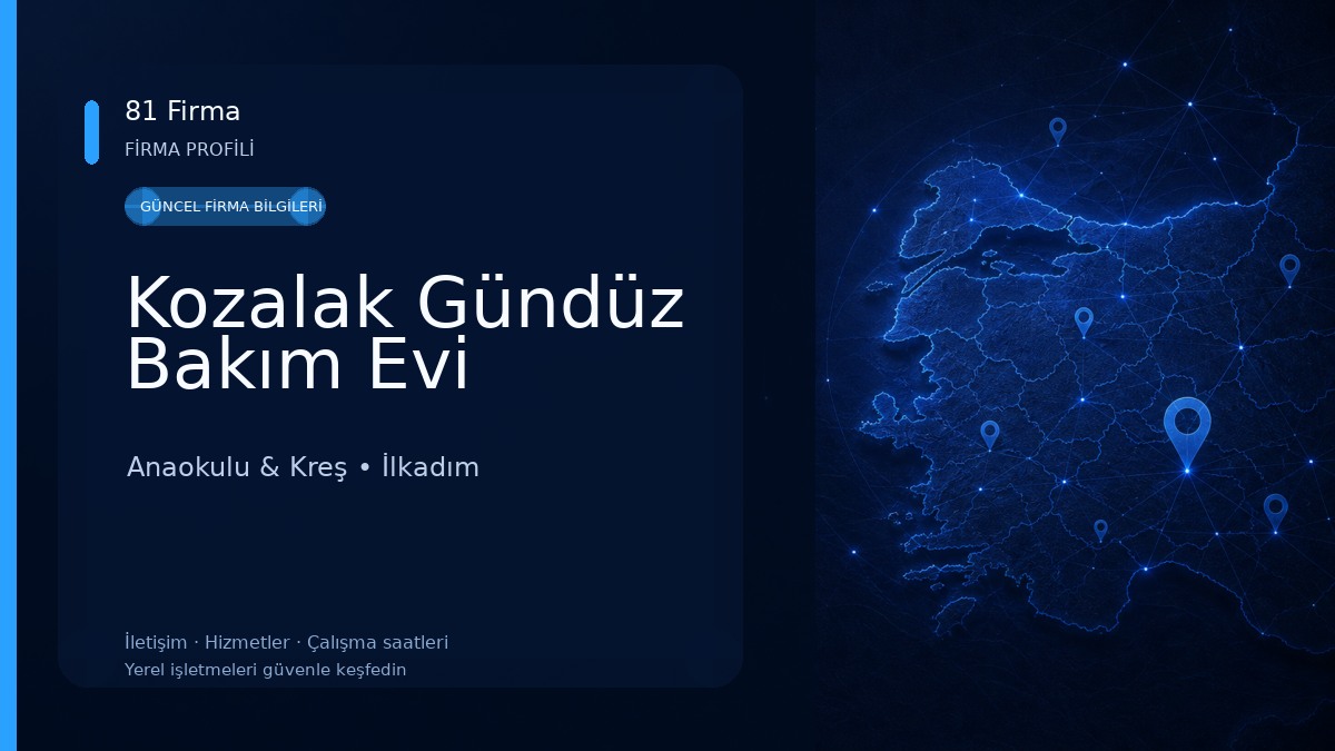 Kozalak Gündüz Bakım Evi Anaokulu & Kreş