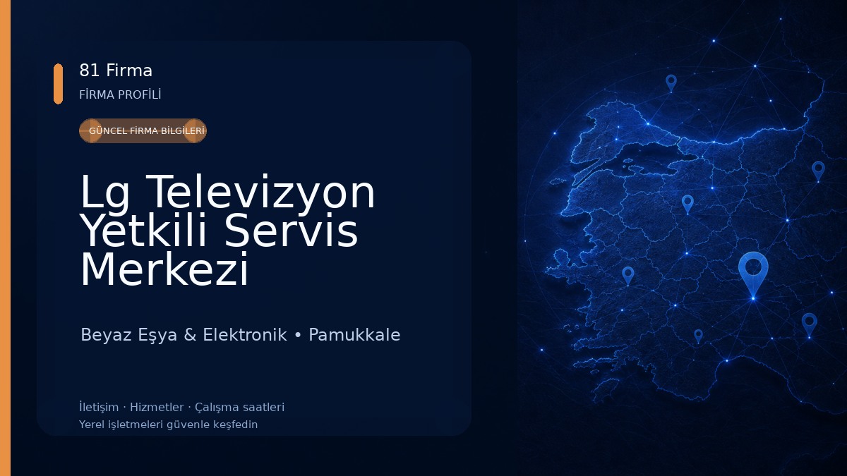 Lg Televizyon Yetkili Servis Merkezi Beyaz Eşya & Elektronik