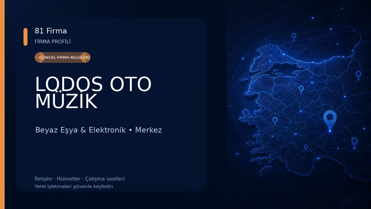 LODOS OTO MÜZİK Beyaz Eşya & Elektronik