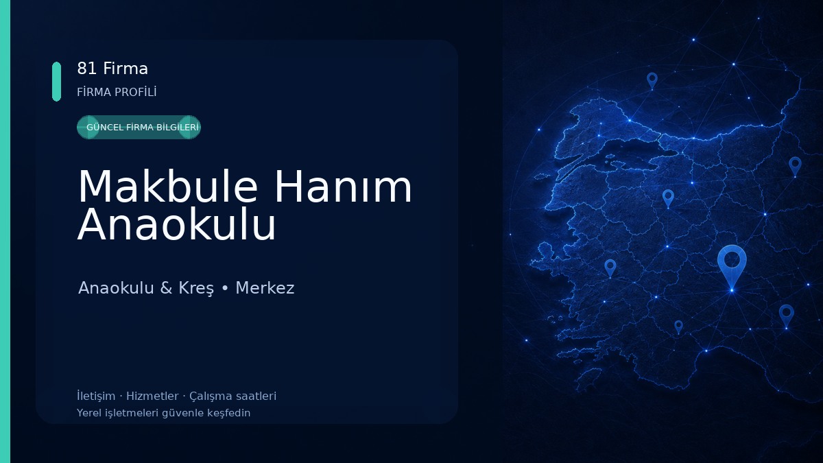 Makbule Hanım Anaokulu Anaokulu & Kreş