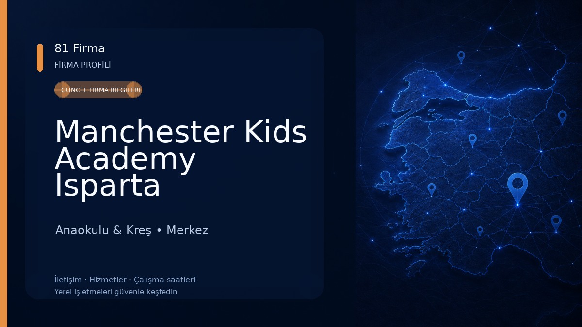 Manchester Kids Academy Isparta 