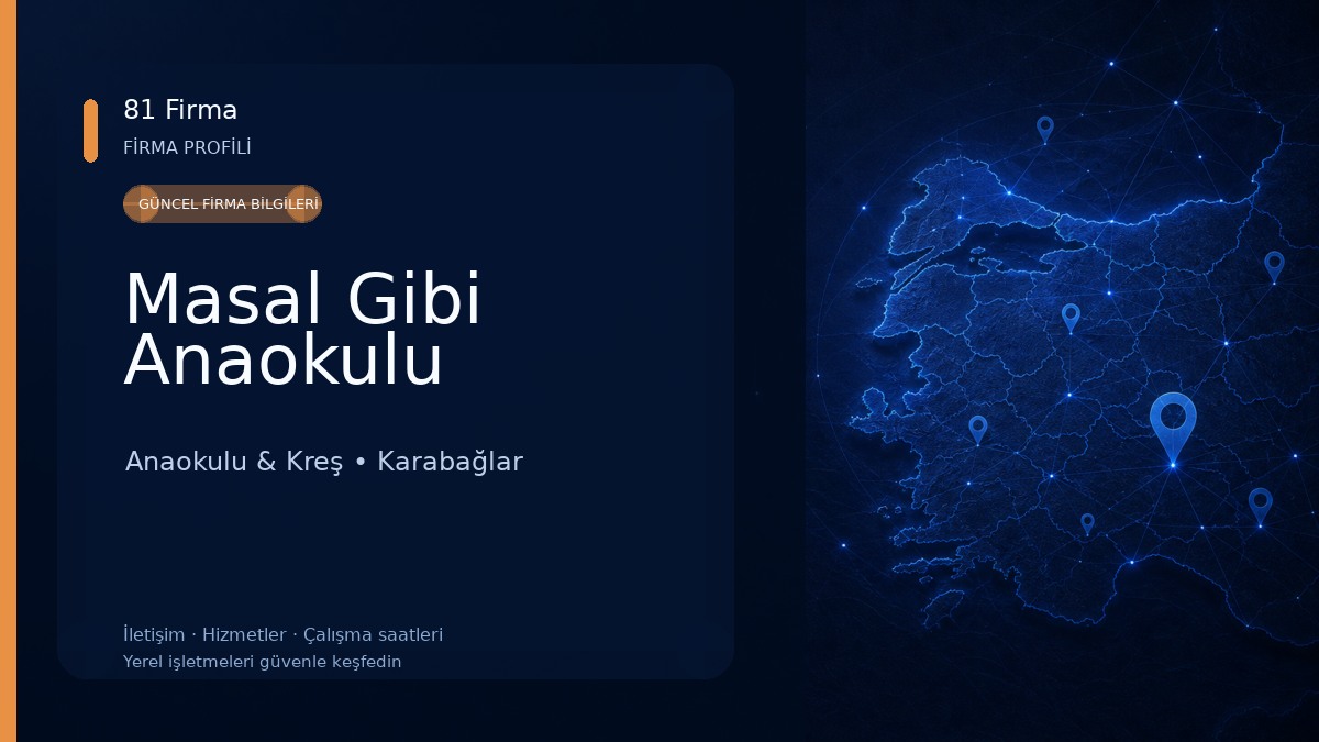Masal Gibi Anaokulu Anaokulu & Kreş