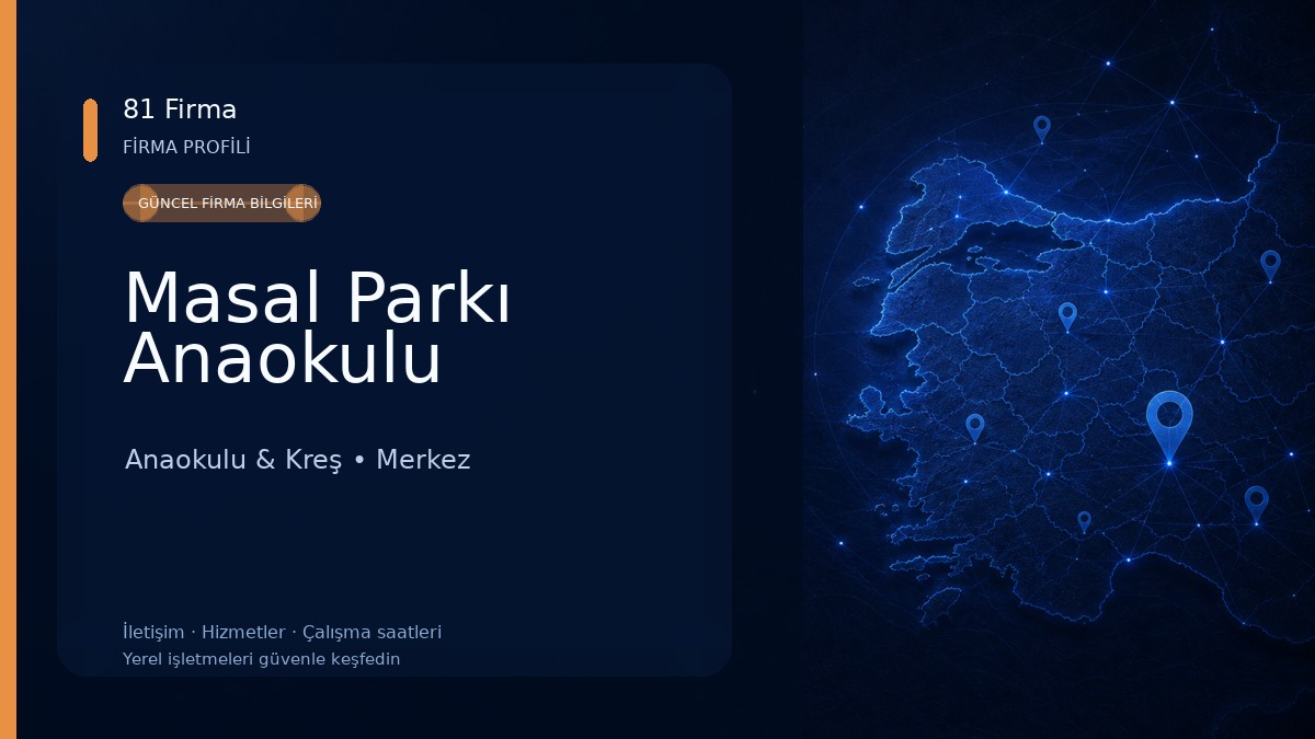 Masal Parkı Anaokulu Anaokulu & Kreş