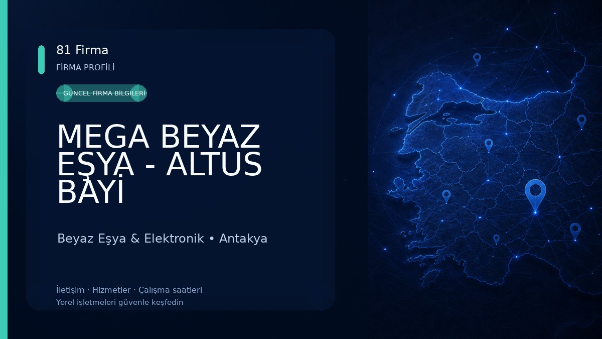MEGA BEYAZ EŞYA - ALTUS BAYİ Beyaz Eşya & Elektronik