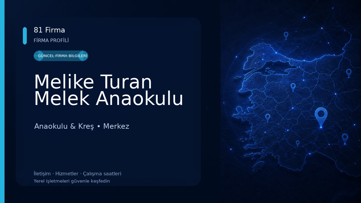 Melike Turan Melek Anaokulu Anaokulu & Kreş