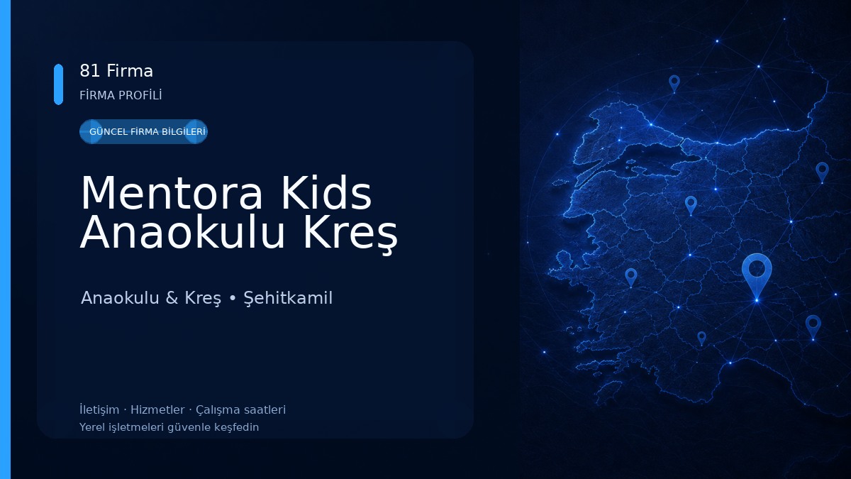 Mentora Kids Anaokulu Kreş 