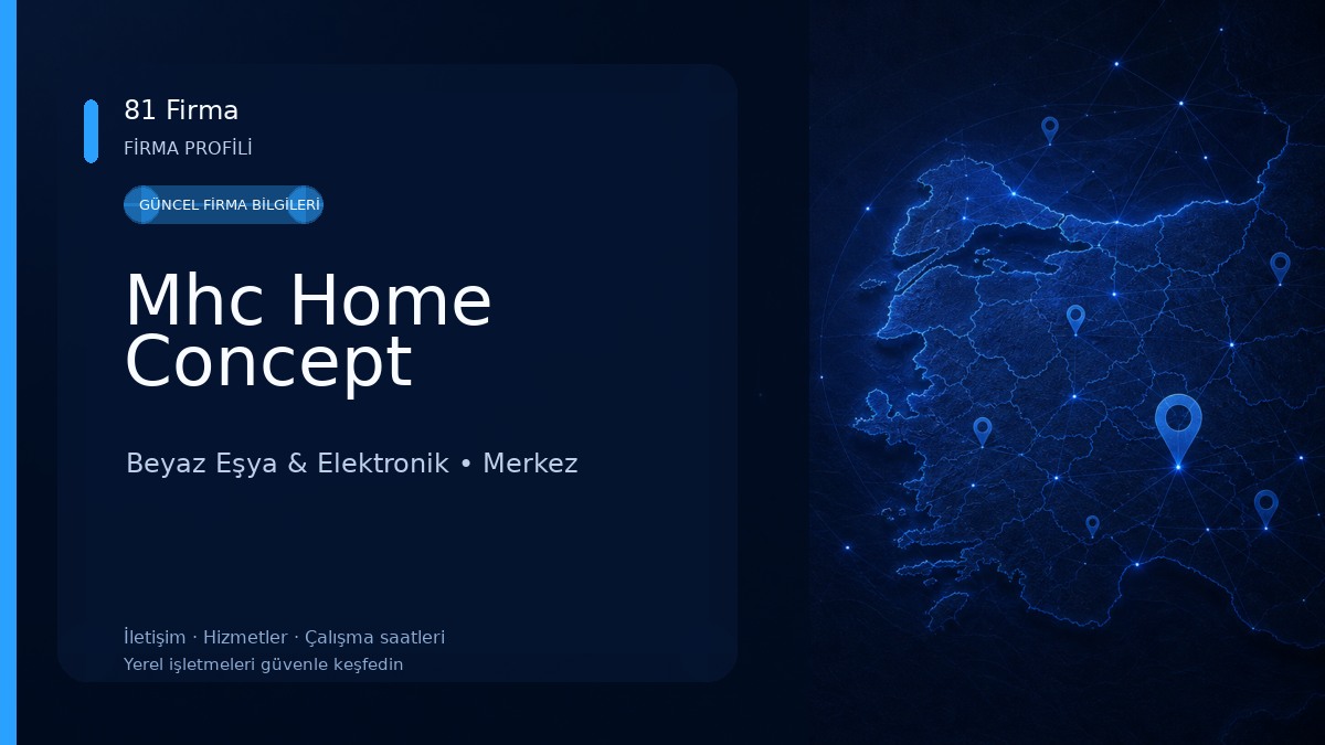 Mhc Home Concept Beyaz Eşya & Elektronik