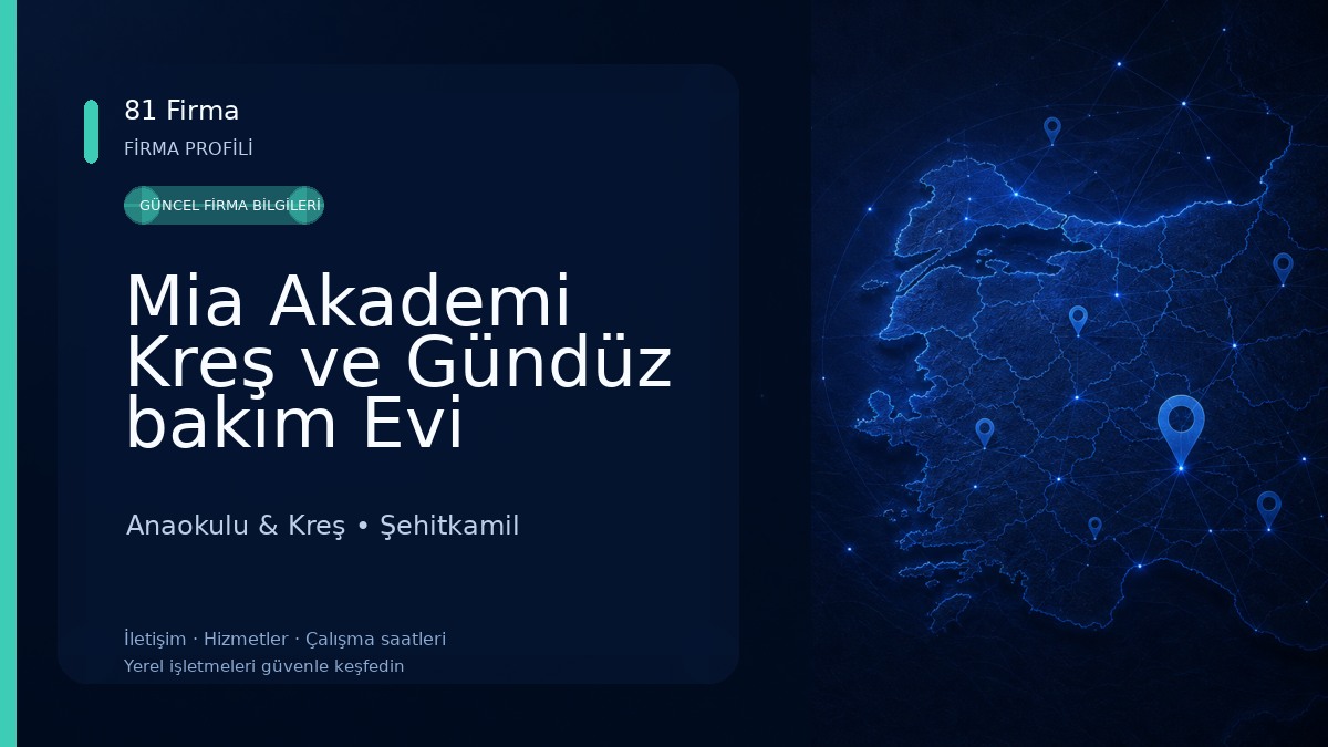 Mia Akademi Kreş ve Gündüz bakım Evi Anaokulu & Kreş