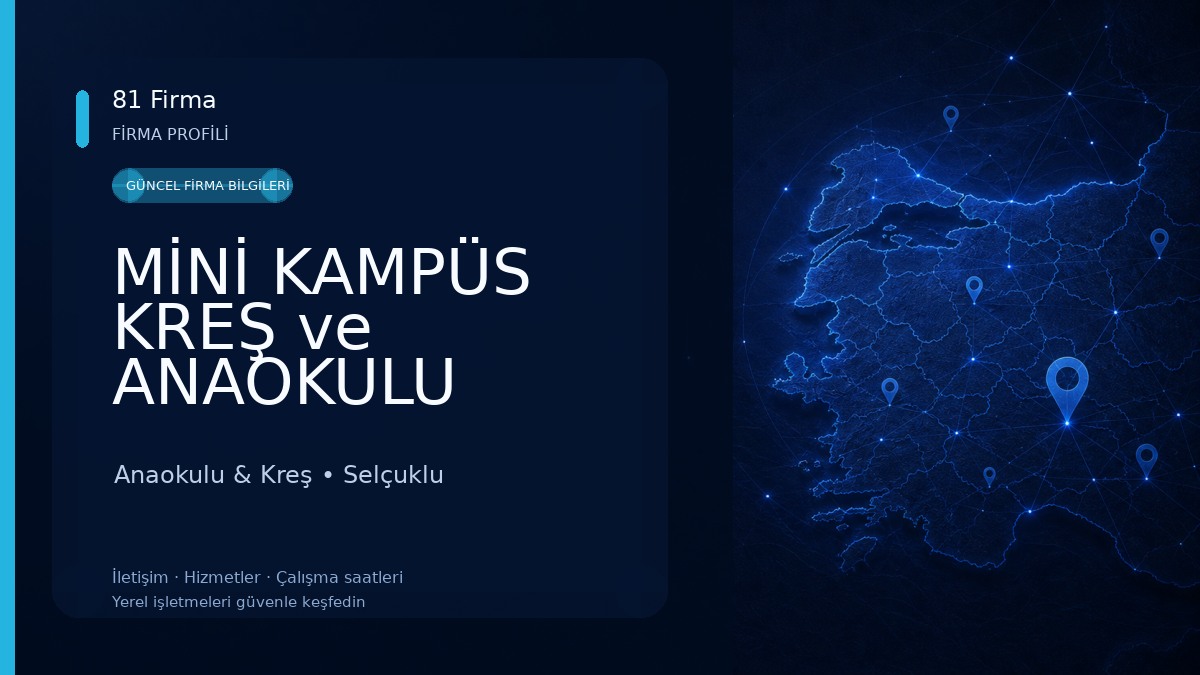 MİNİ KAMPÜS KREŞ ve ANAOKULU KONYA Anaokulu & Kreş
