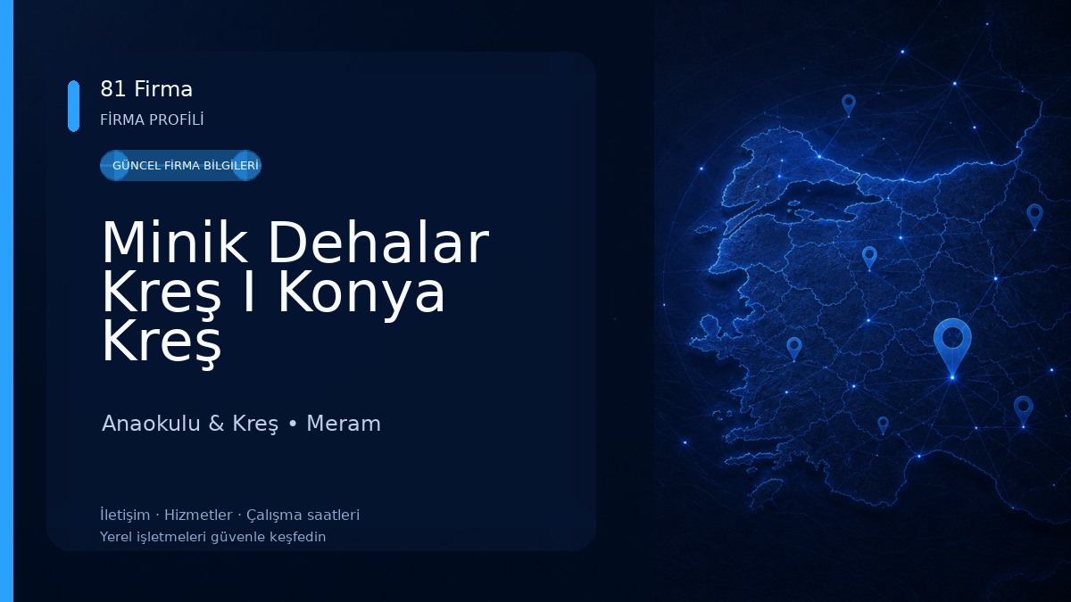 Minik Dehalar Kreş I Konya Kreş Anaokulu & Kreş