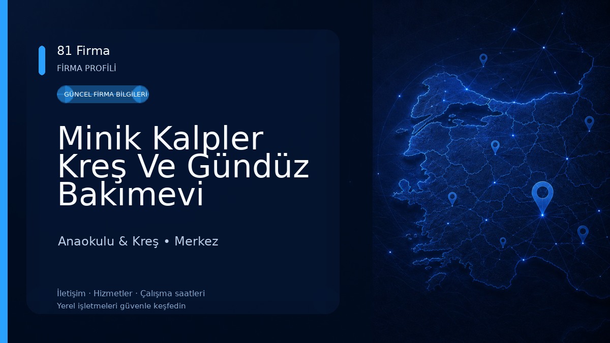 Minik Kalpler Kreş Ve Gündüz Bakımevi Anaokulu & Kreş
