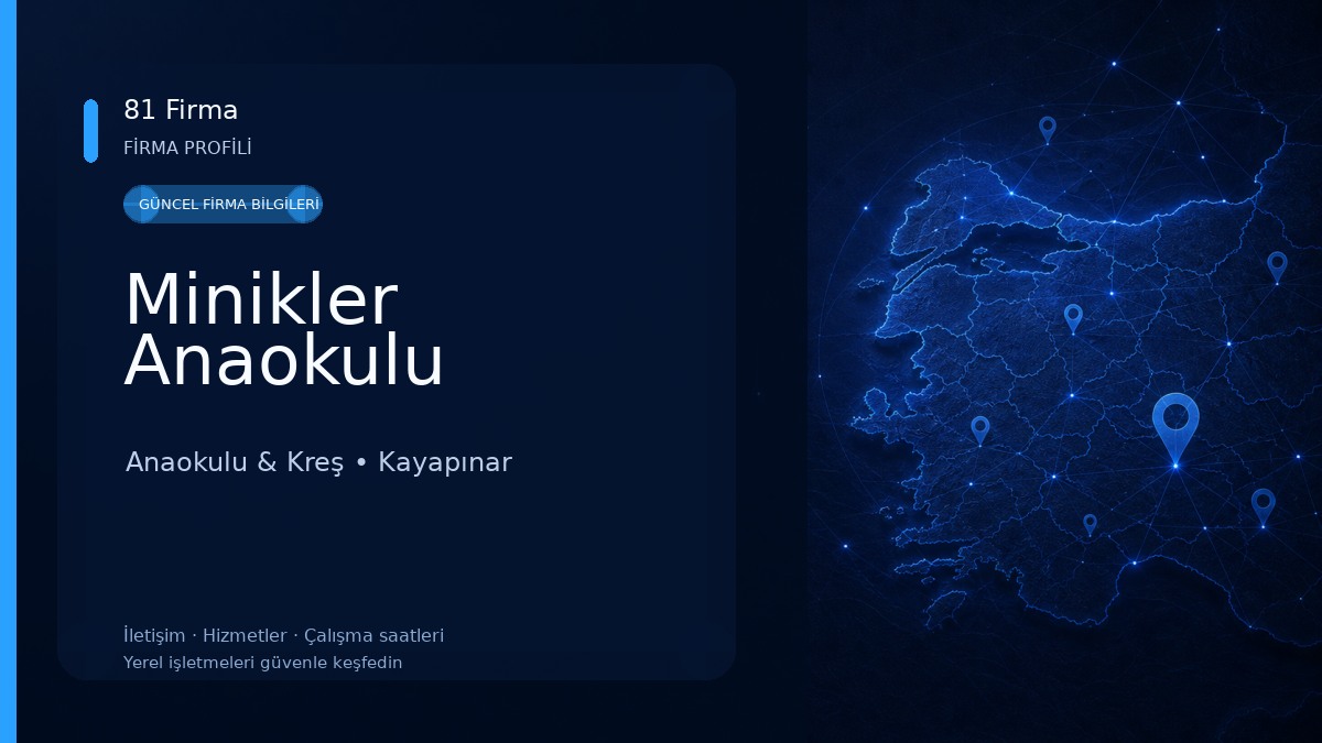 Minikler Anaokulu Anaokulu & Kreş