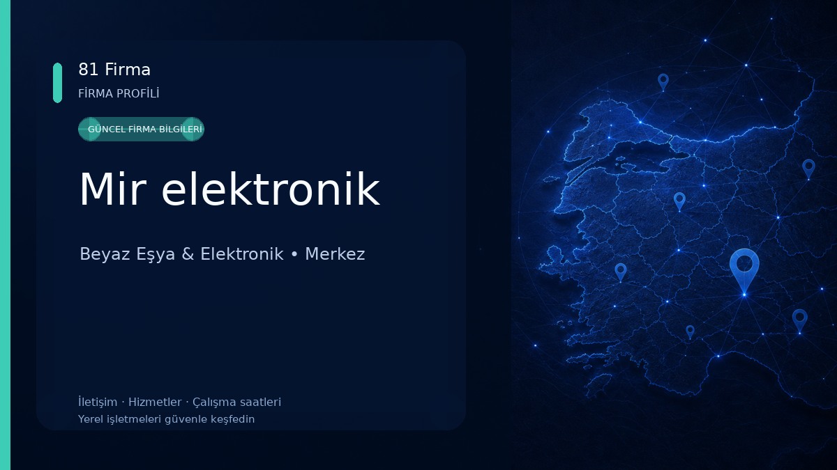 Mir elektronik