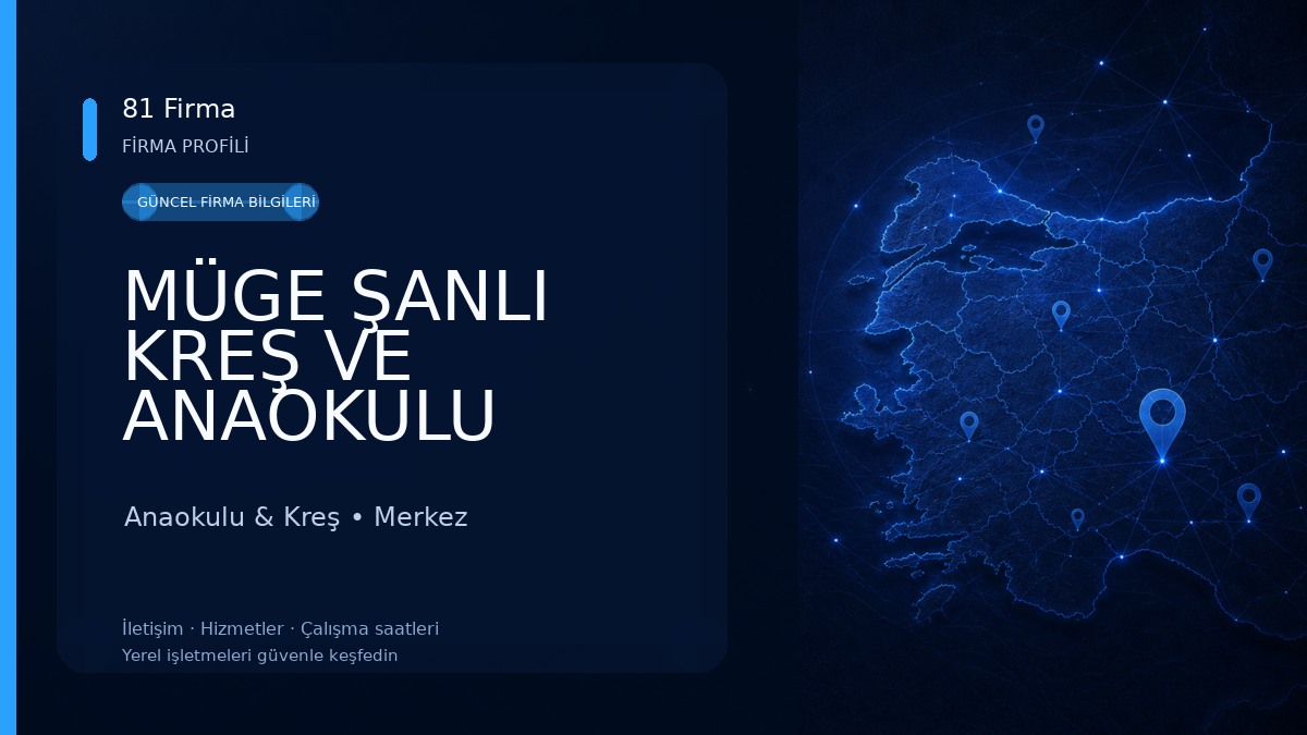 MÜGE ŞANLI KREŞ VE ANAOKULU Anaokulu & Kreş