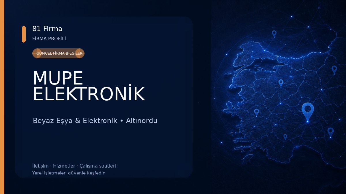 MUPE ELEKTRONİK