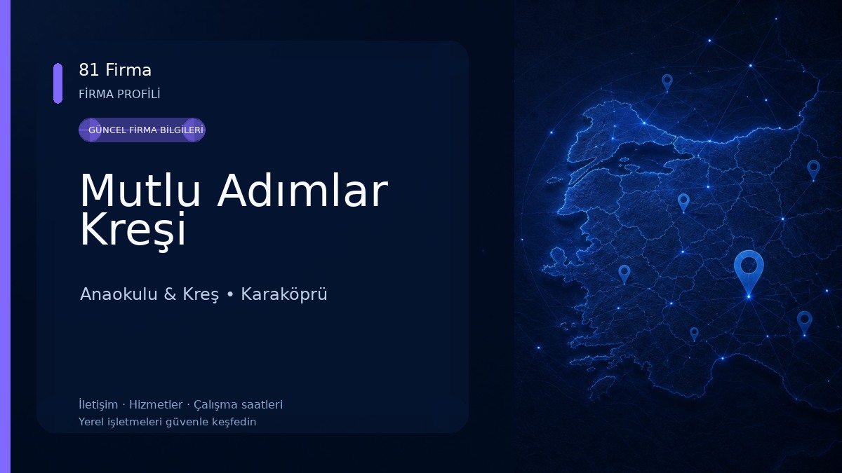 Mutlu Adımlar Kreşi Anaokulu & Kreş
