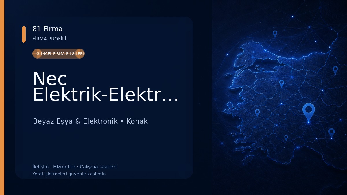 Nec Elektrik-Elektronik