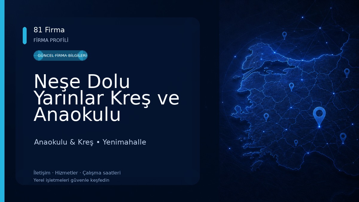 Neşe Dolu Yarınlar Kreş ve Anaokulu Anaokulu & Kreş