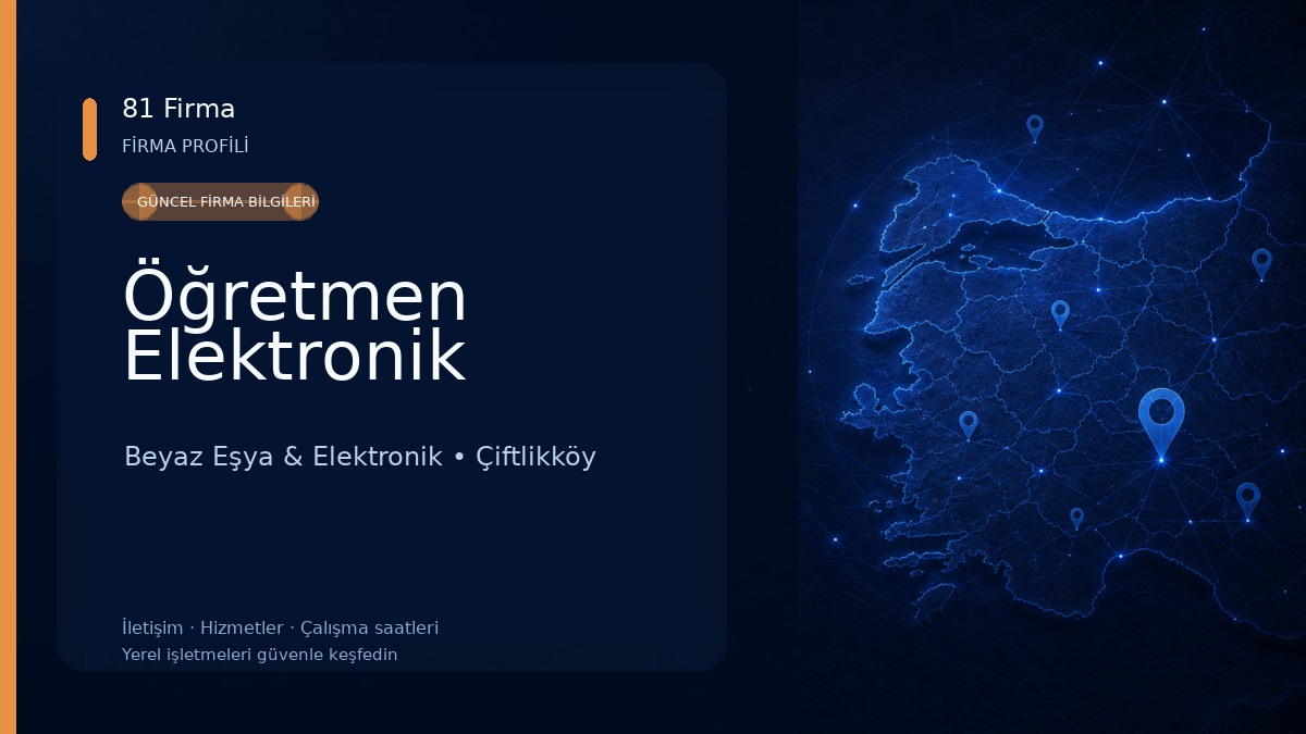 Öğretmen Elektronik
