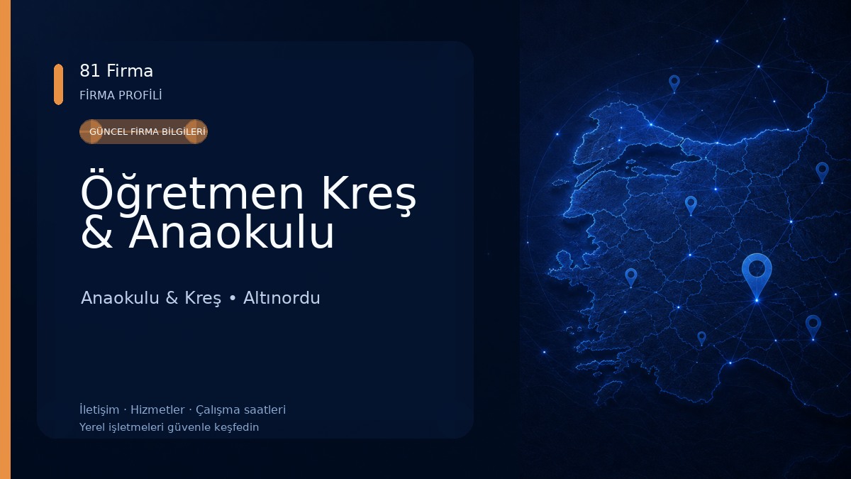 Öğretmen Kreş & Anaokulu