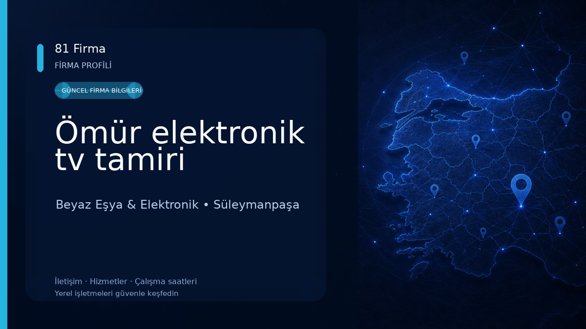 Ömür elektronik tv tamiri Beyaz Eşya & Elektronik