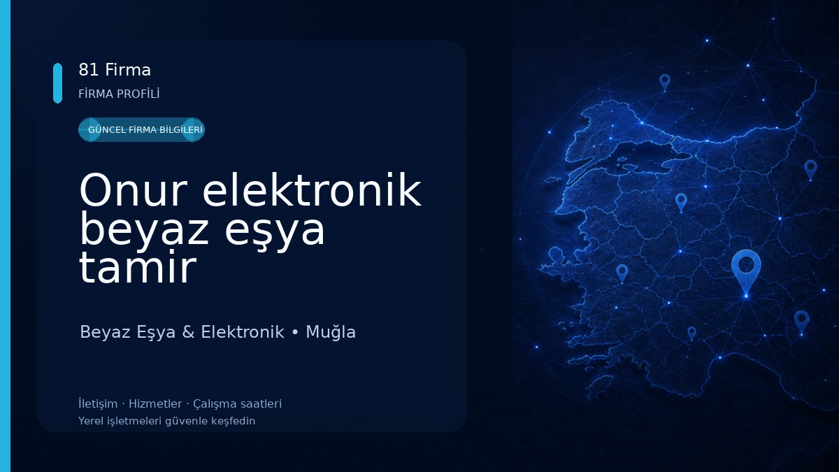 Onur elektronik beyaz eşya tamir 