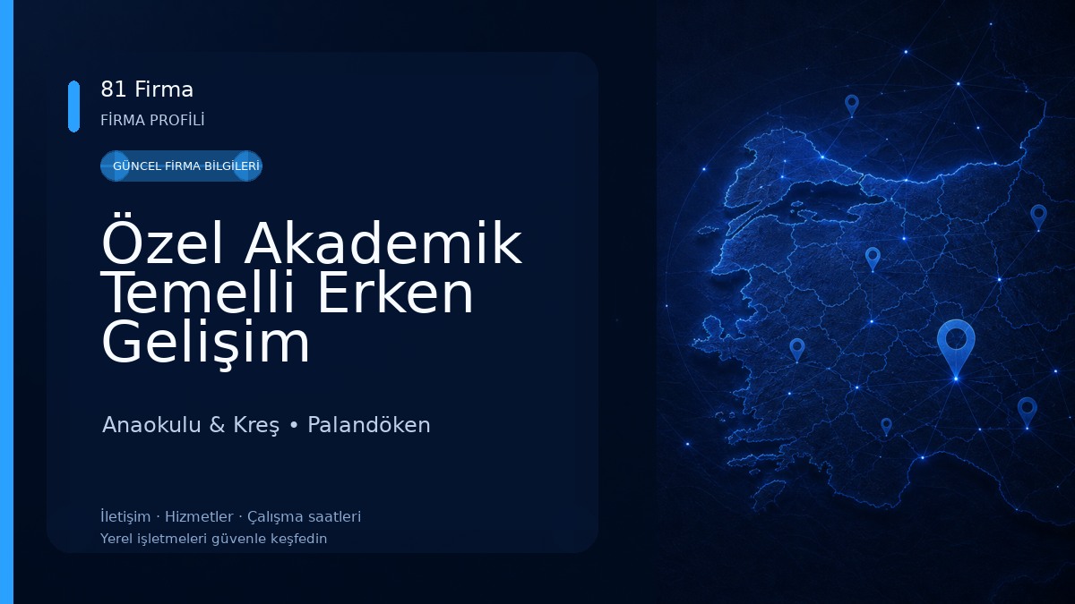 Özel Akademik Temelli Erken Gelişim Anaokulu 
