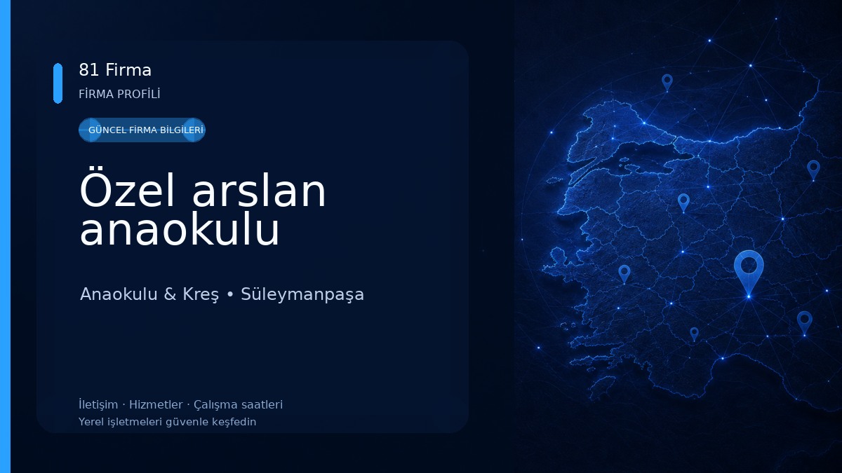 Özel arslan anaokulu 