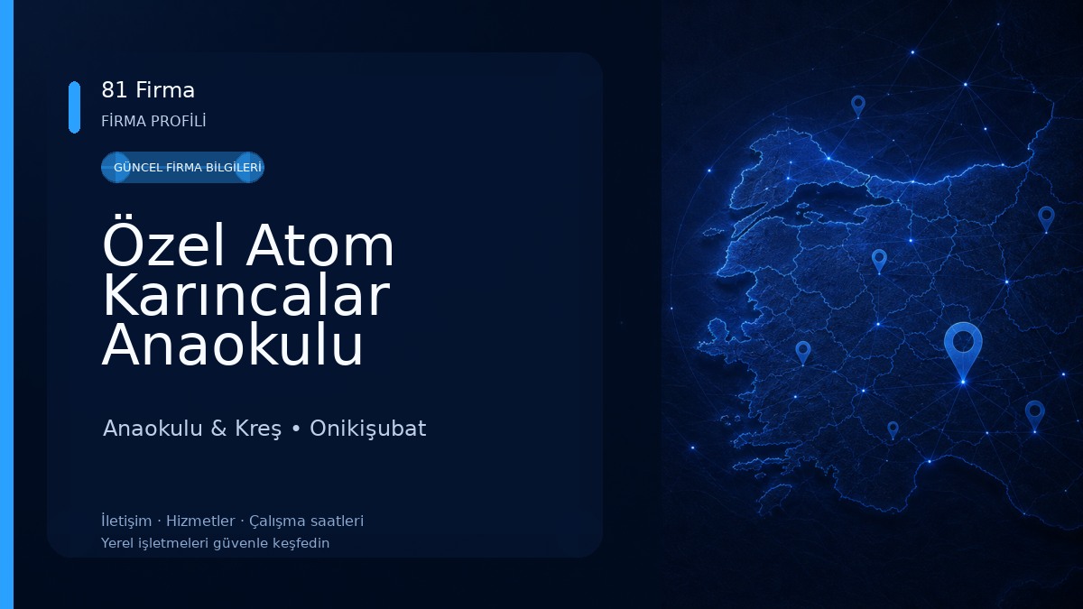 Özel Atom Karıncalar Anaokulu Anaokulu & Kreş