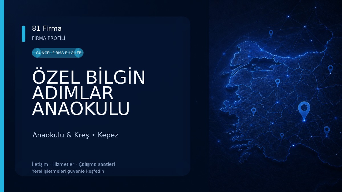 ÖZEL BİLGİN ADIMLAR ANAOKULU