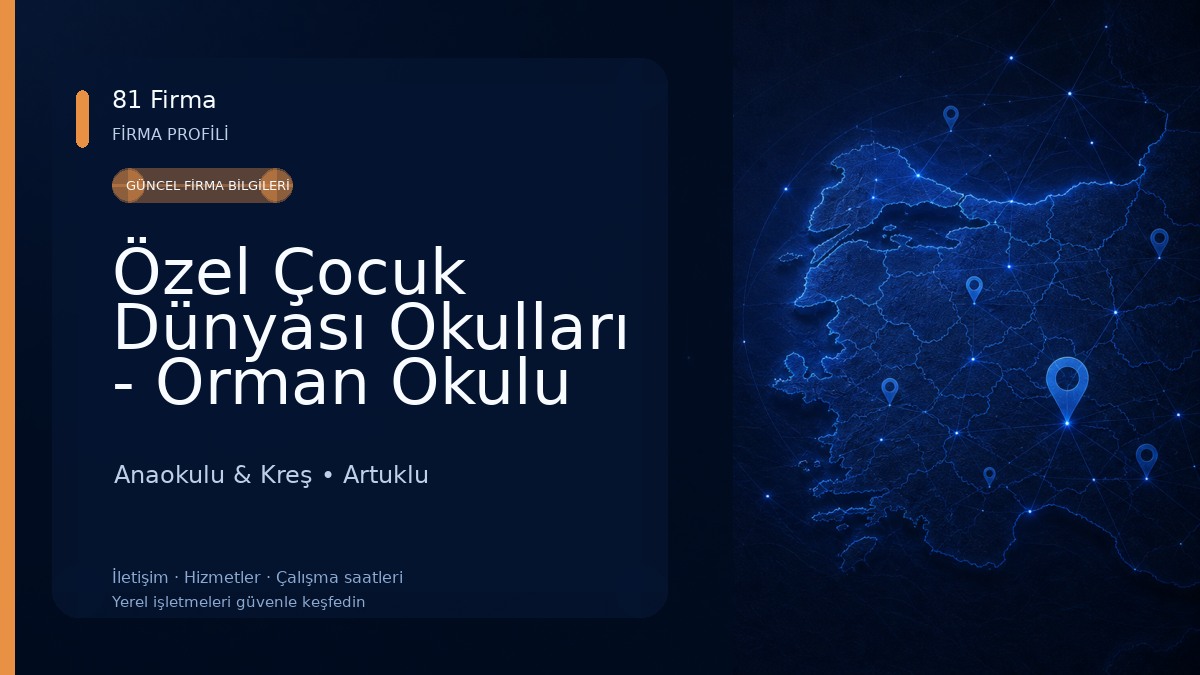 Özel Çocuk Dünyası Okulları - Orman Okulu Anaokulu & Kreş