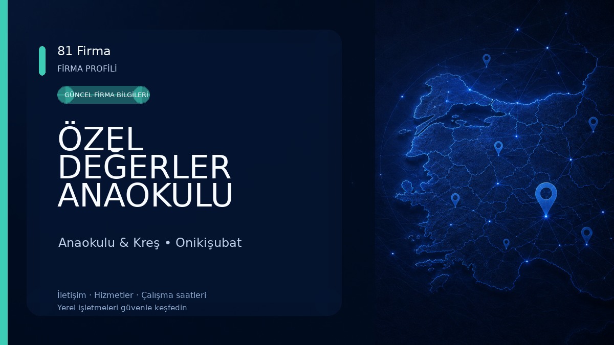 ÖZEL DEĞERLER ANAOKULU Anaokulu & Kreş