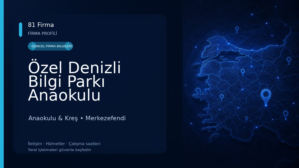 Özel Denizli Bilgi Parkı Anaokulu Anaokulu & Kreş