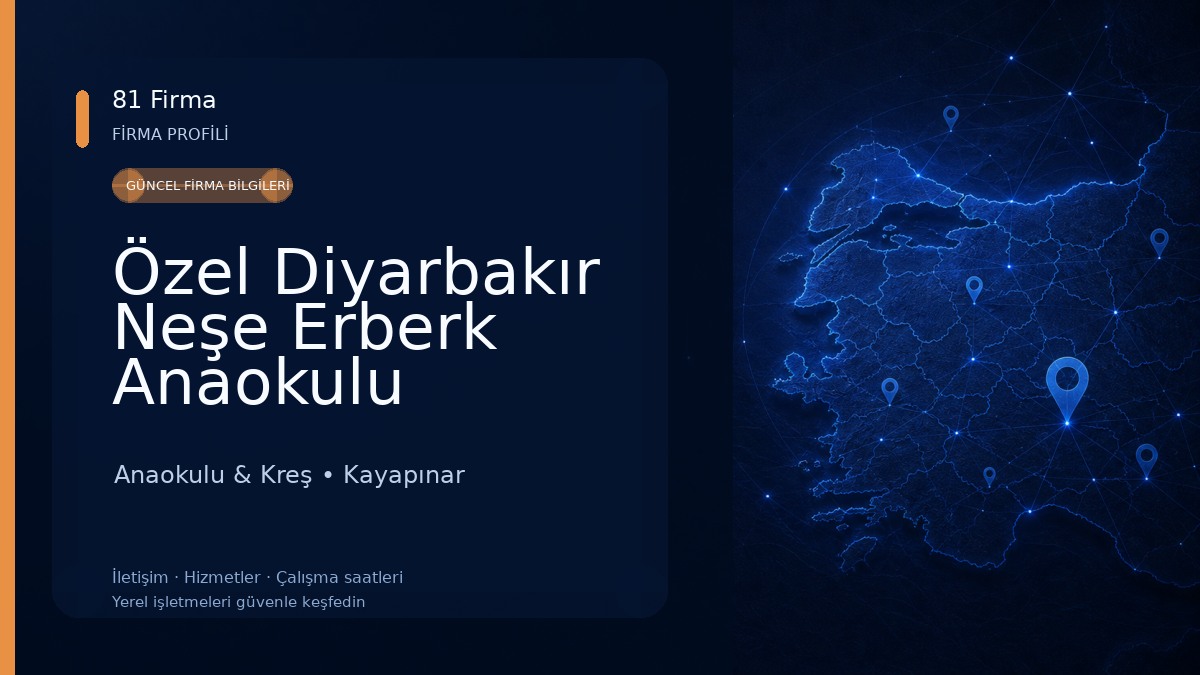 Özel Diyarbakır Neşe Erberk Anaokulu