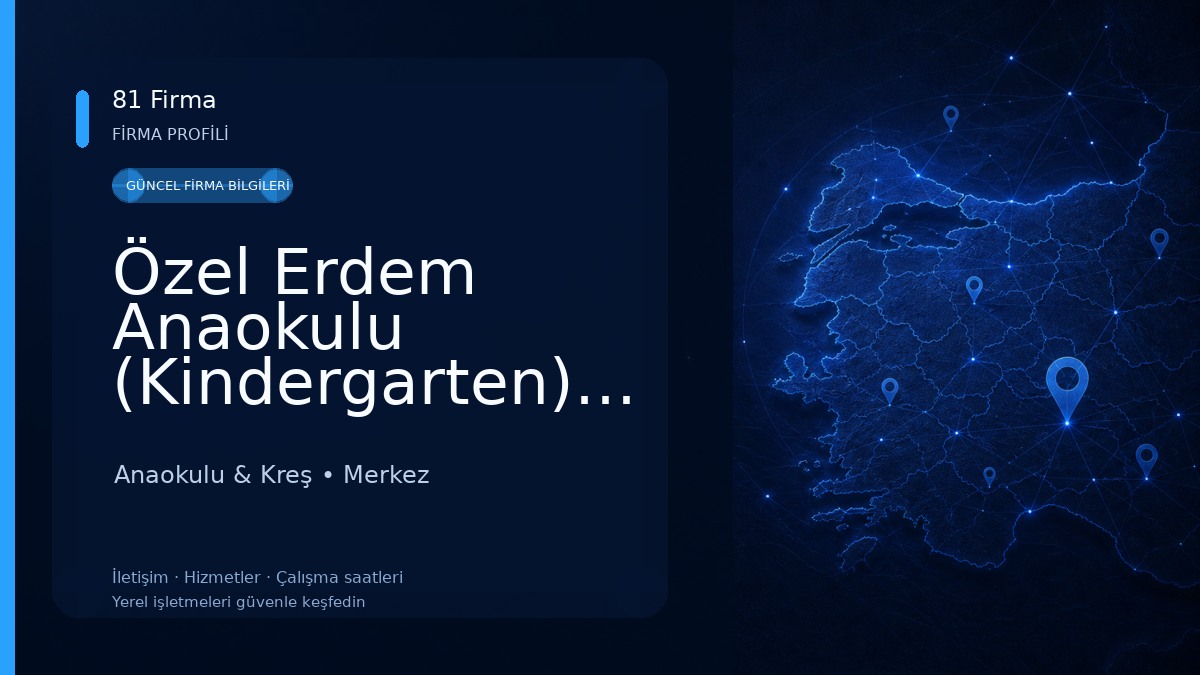 Özel Erdem Anaokulu (Kindergarten)-Değerler Eğitimi