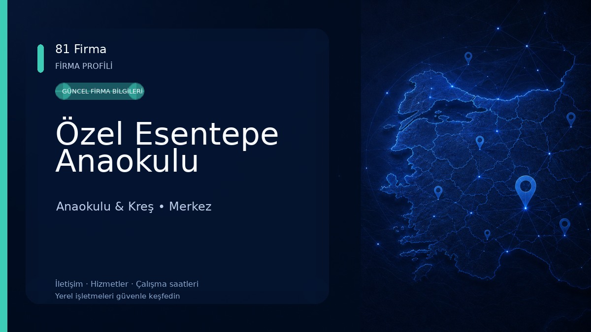 Özel Esentepe Anaokulu Anaokulu & Kreş