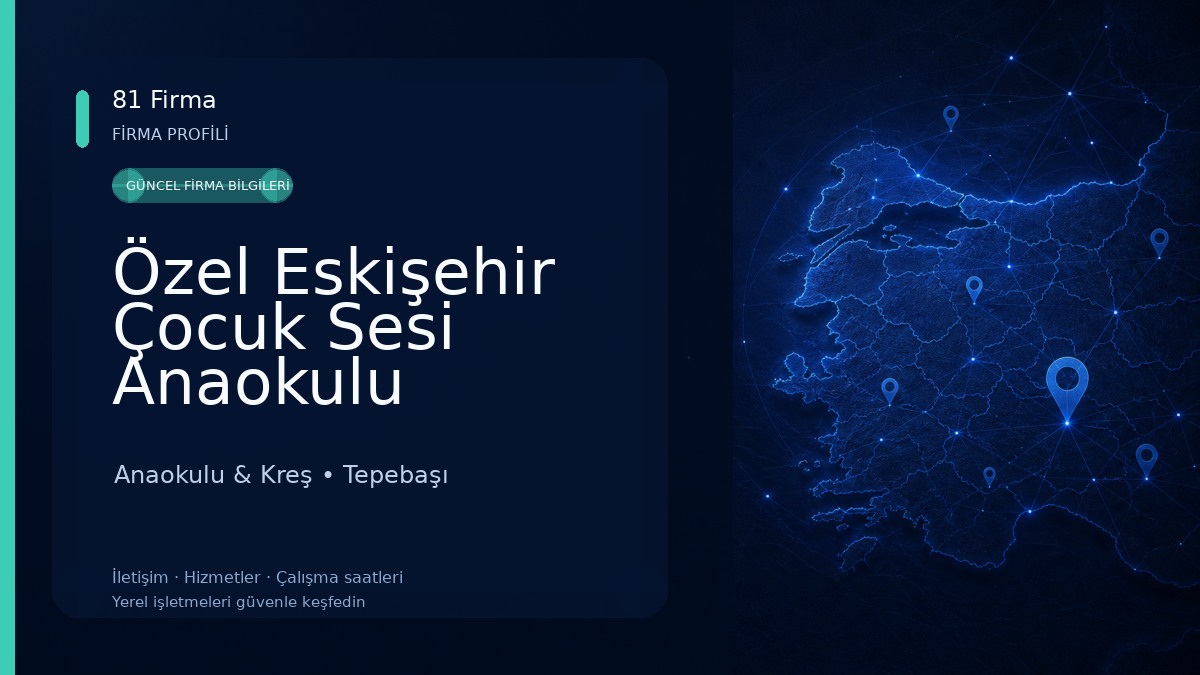 Özel Eskişehir Çocuk Sesi Anaokulu