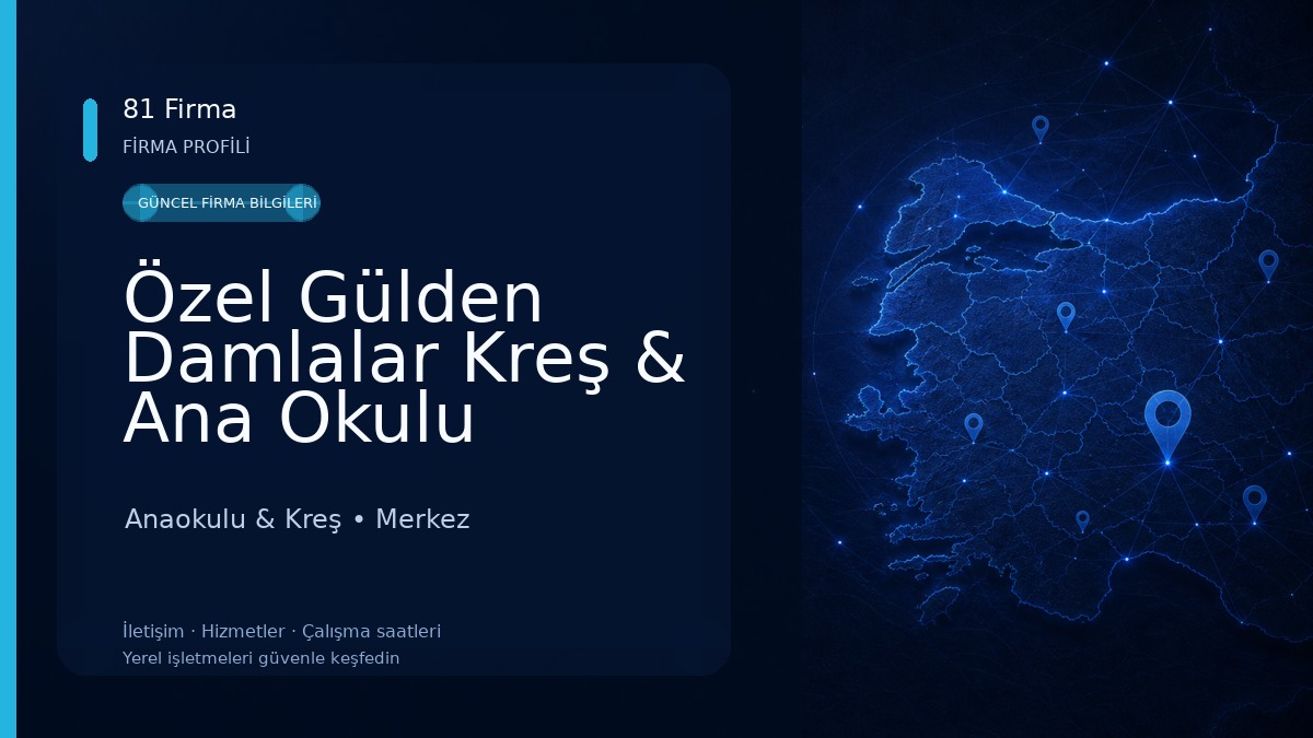 Özel Gülden Damlalar Kreş & Ana Okulu
