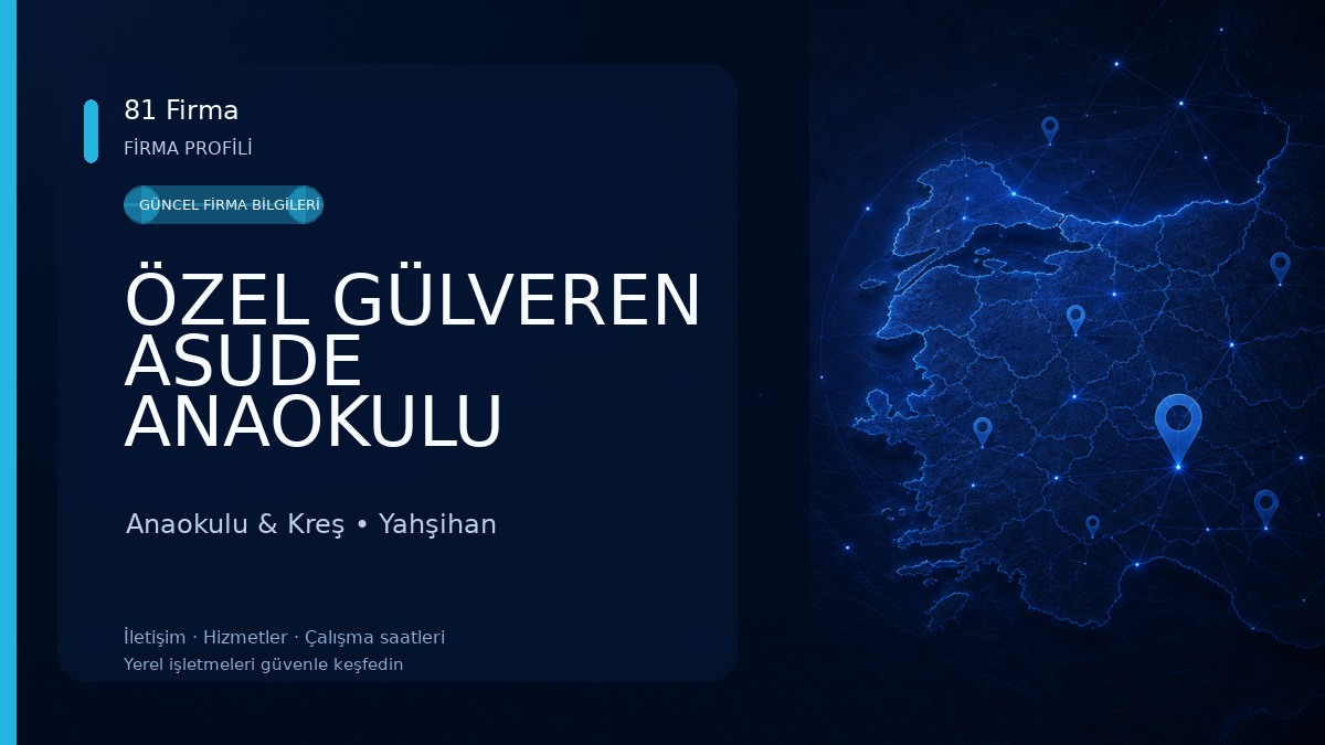 ÖZEL GÜLVEREN ASUDE ANAOKULU Anaokulu & Kreş